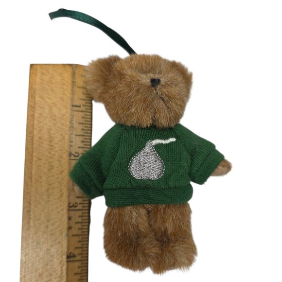 Boyds Bears Hershey Merry Kisses Bear Head Bean Collection Plush Ornament 4" - Picture 9 of 9